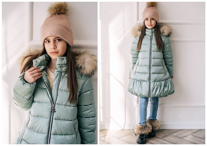 зимнее пальто для девочки ЗС-817 фото